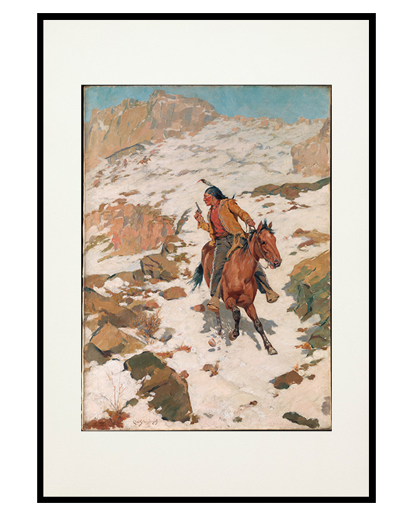 In Hot Pursuit, Charles Schreyvogel