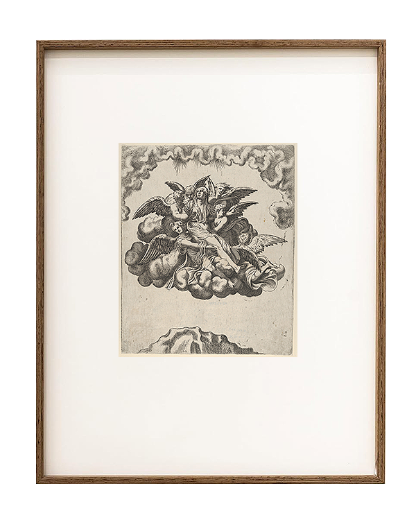 Mary Magdalene Carried to Heaven, Léon Davent